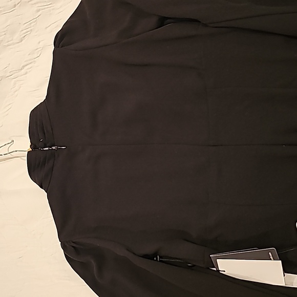 Adrianna Papell Little Black Dress, Long Sleeves, NWT, Size 4 - Picture 5 of 5